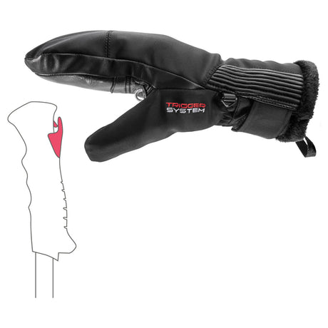 Leki Vallarta 3D Mitt Handschuhe Damen | schwarz | Größe 6,5