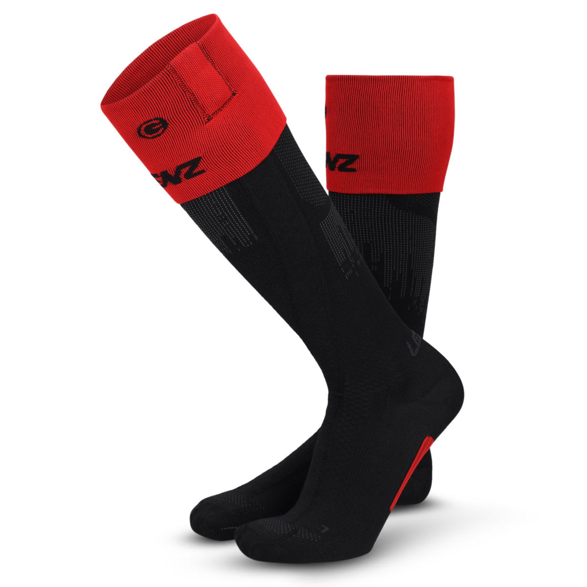 Lenz Heat Sock 7.1 Toecap Heizsocken | schwarz | Größe 35 - 38