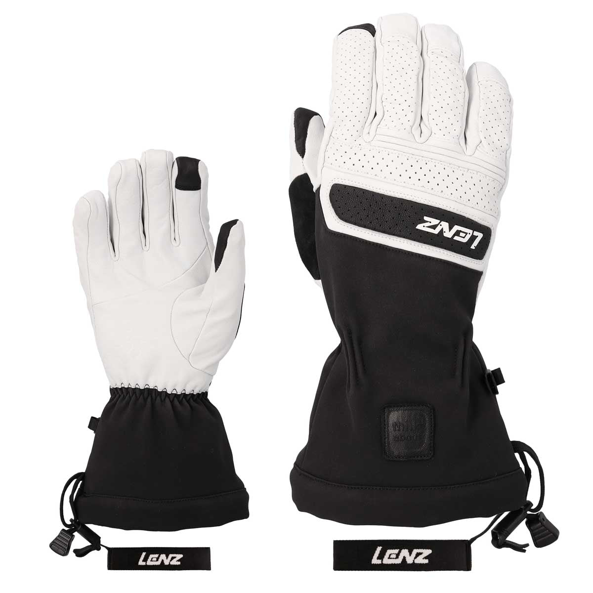 Lenz think about Handschuhe Damen | weiss | Größe L (9)