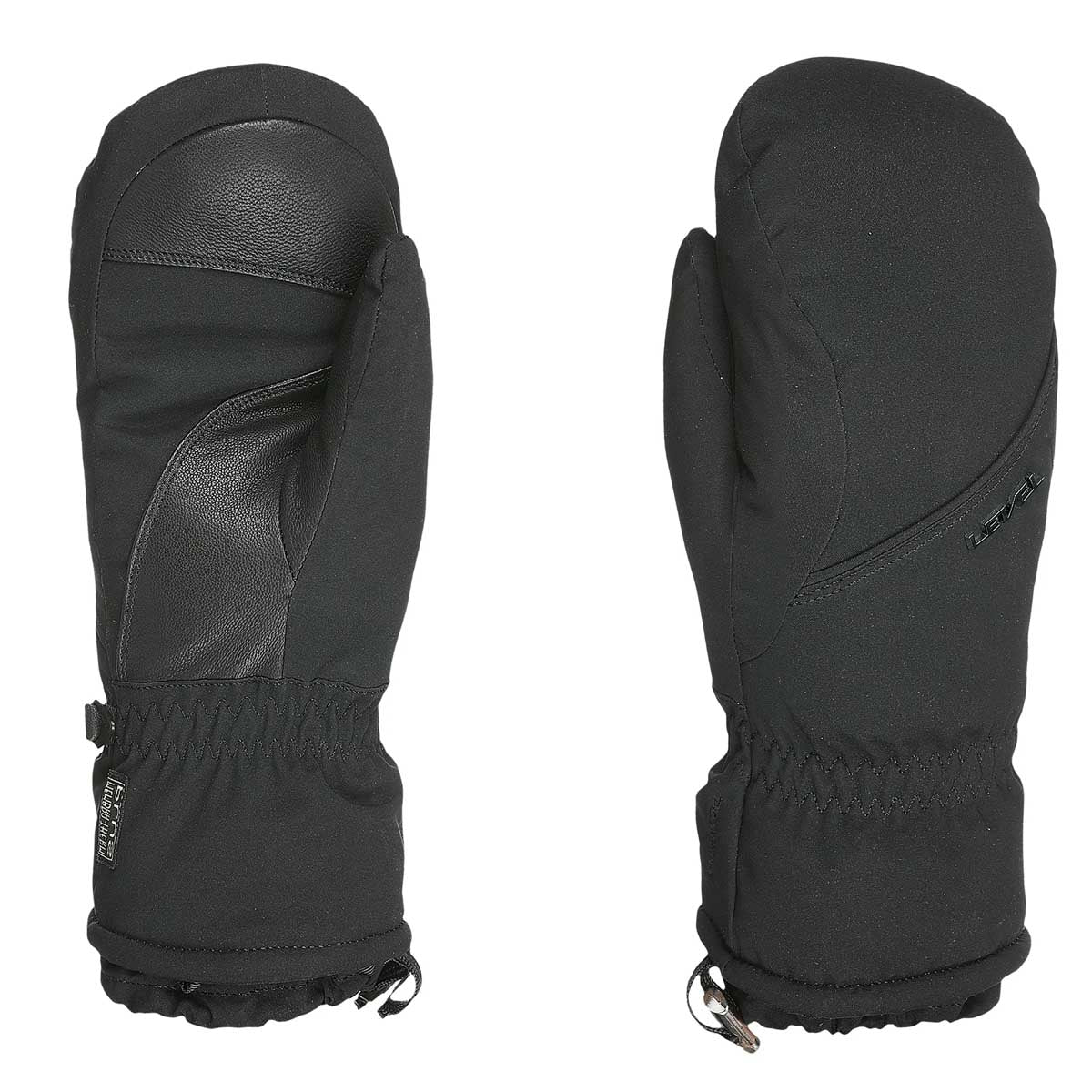 Level Mummies Mitten Handschuhe Damen | schwarz | Größe 6,5