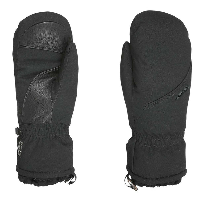 Level Mummies Mitten Handschuhe Damen | schwarz | Größe 6,5