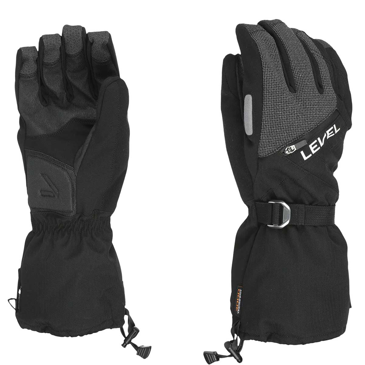 Level Star Handschuhe Herren | schwarz | Größe 10