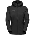 Mammut Rime Light IN Hybrid Hooded Jacke Damen | schwarz | Größe L