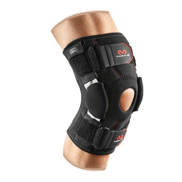 McDavid L3 Kniestütze mit Dual Disc Scharnier | schwarz | Größe L