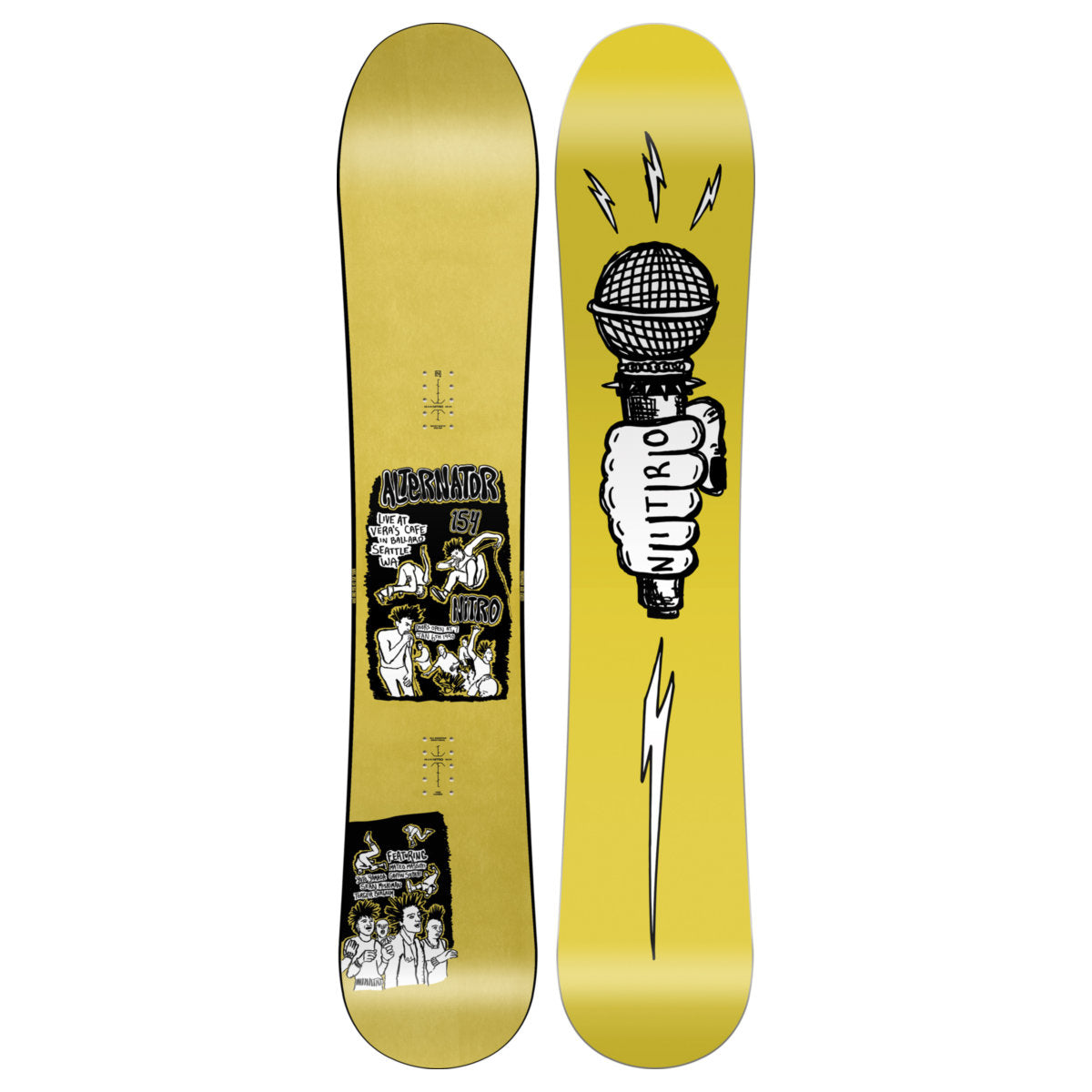 Nitro Alternator Snowboard (2026/2027) | gelb | Größe 154mw