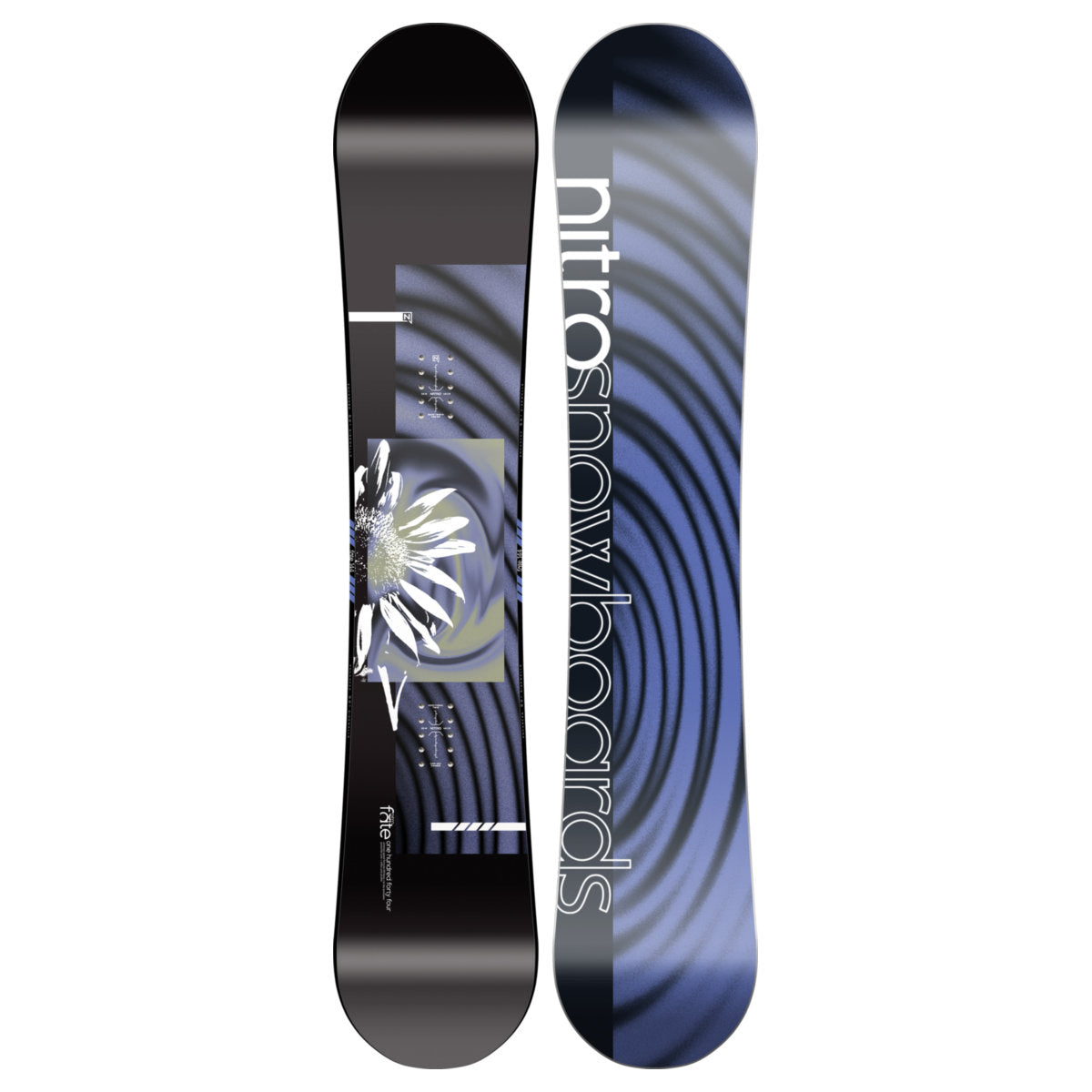 Nitro Fate Snowboard (2026/2027) | schwarz | Größe 147
