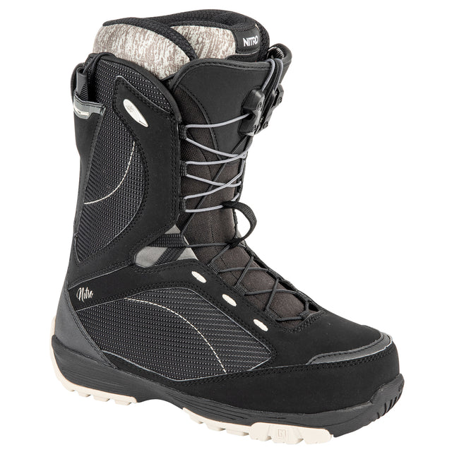Nitro Monarch TLS Snowboardschuhe Damen (2024/2025) | schwarz | Größe 24.5