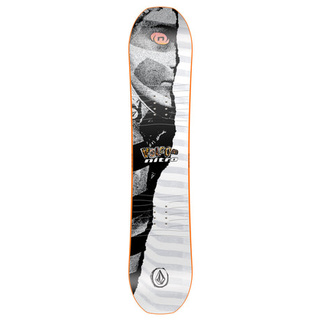 Nitro Ripper Kids x Volcom + Charger Mini Snowboardbindung (2025/2026) | schwarz | Größe 116