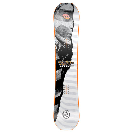 Nitro Ripper Youth x Volcom + Talent Snowboardbindung (2025/2026) | schwarz | Größe 132