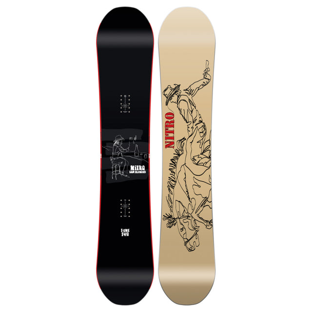 Nitro T1 X Sam Taxwood Snowboard (2026/2027) | schwarz | Größe 152