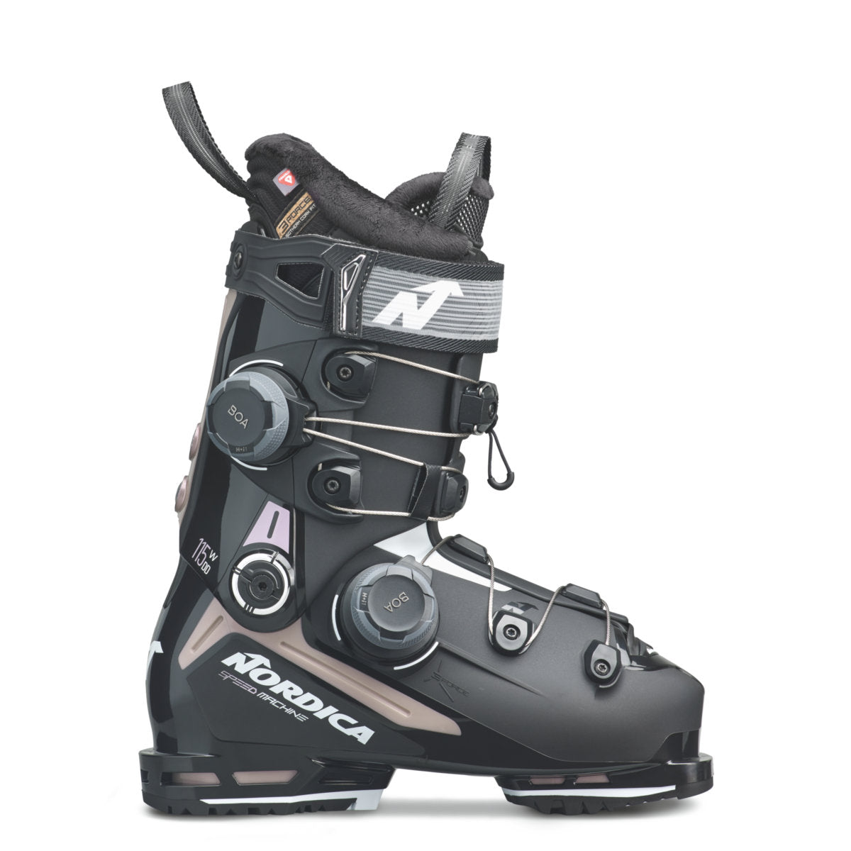 Nordica Speedmachine 3 115 W BOA DD Skischuhe Damen (2026/2027) | schwarz | Größe 23.5