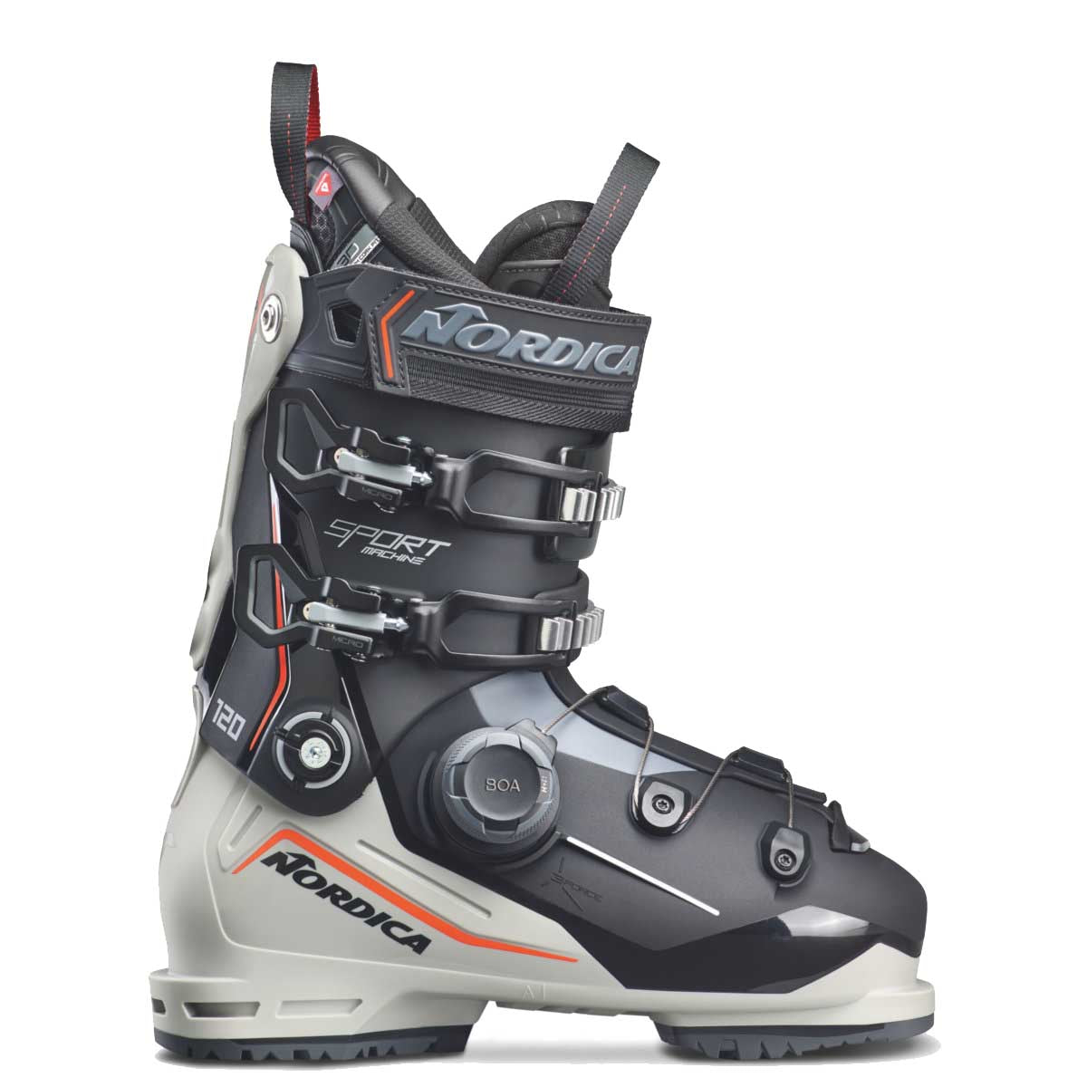 Nordica Sportmachine 3 120 BOA Skischuhe Herren (2026/2027) | schwarz | Größe 26.5