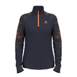 Odlo Berra Graphic Midlayer Damen | blau | Größe L