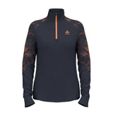 Odlo Berra Graphic Midlayer Damen | blau | Größe L