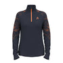 Odlo Berra Graphic Midlayer Damen | blau | Größe L