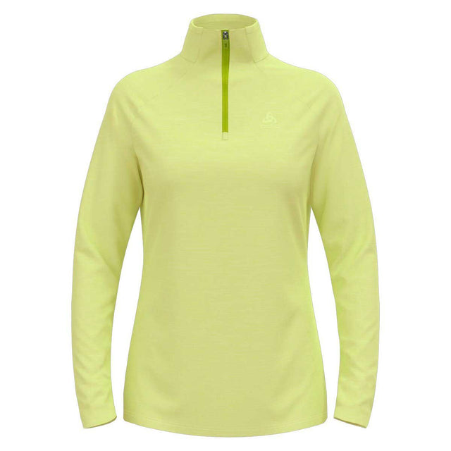 Odlo Essential Thermal Half Zip Midlayer Damen | gelb | Größe L
