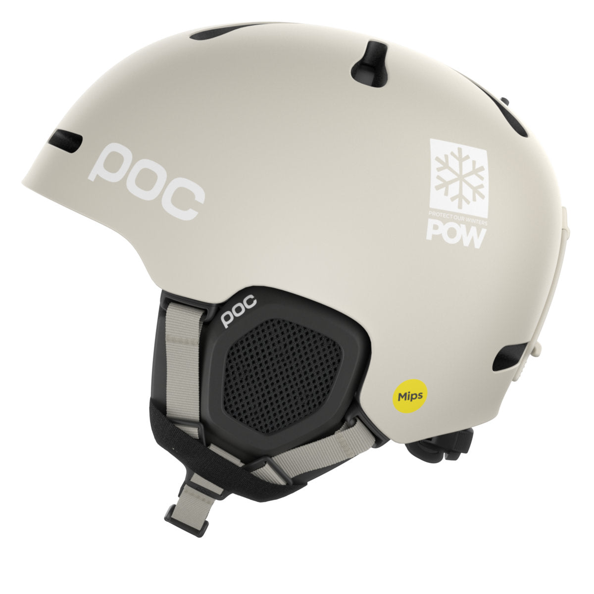 POC Fornix MIPS POW JJ Skihelm | grau | Größe XL / XXL