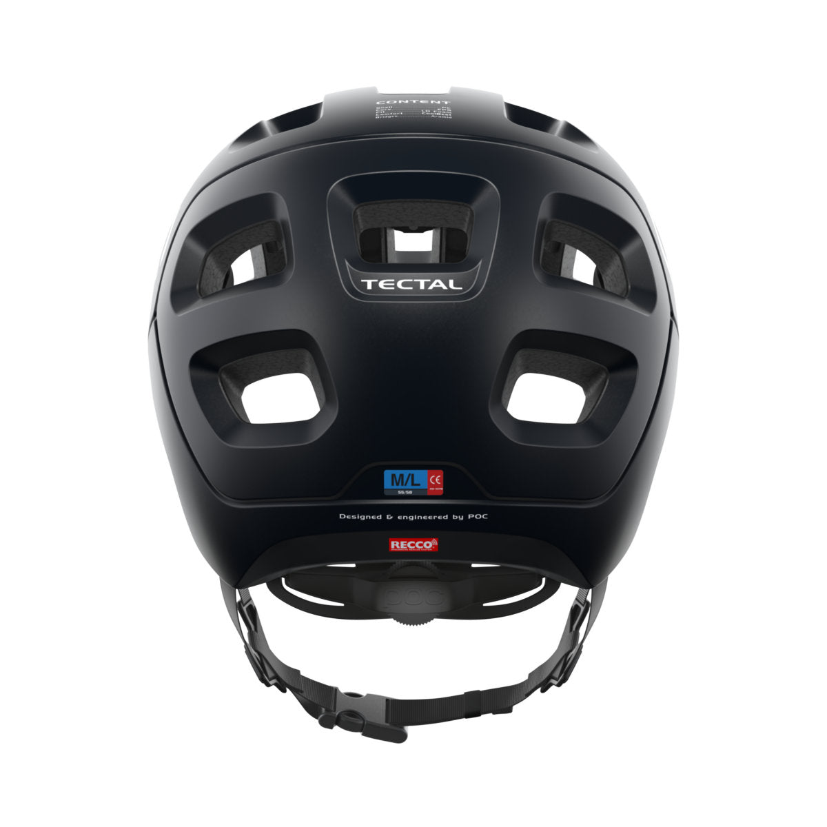 POC Tectal Bikehelm | schwarz | Größe L