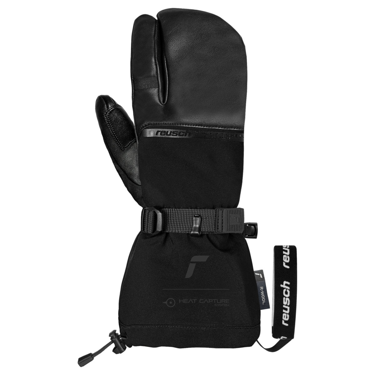 Reusch Duality R-Wool Lobster Handschuhe Herren | schwarz | Größe 10