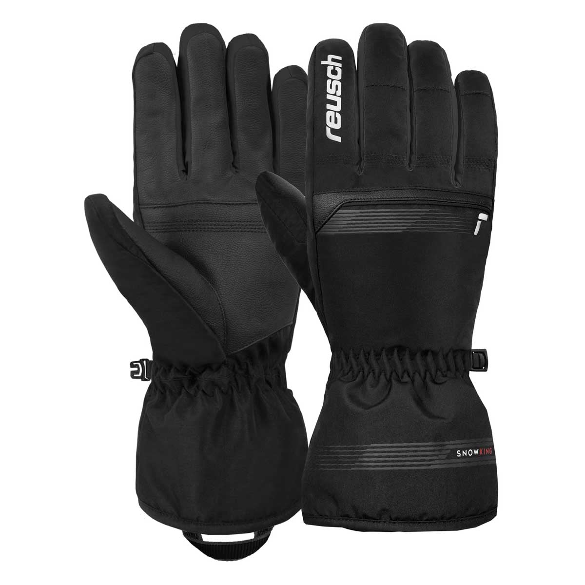 Reusch Snow King Handschuhe Herren | schwarz | Größe 10