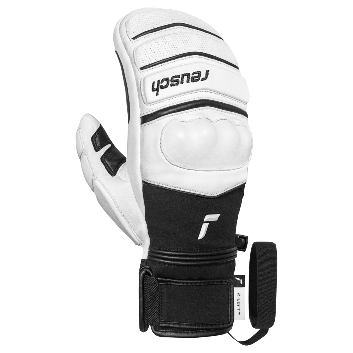 Reusch World Champ Mitten Fausthandschuhe | weiss | Größe 8