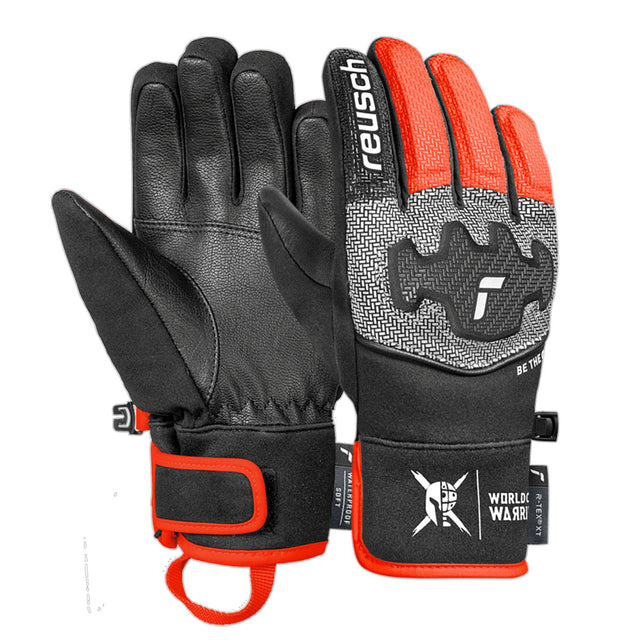 Reusch Worldcup Warrior Prime R-Tex XT Handschuhe Kinder | grau | Größe 4,5