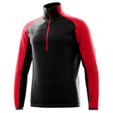 rh+ Kyril Half Zip Midlayer Herren | rot | Größe L