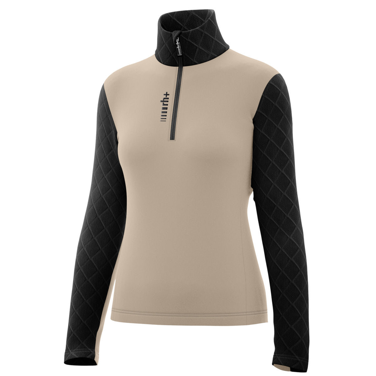 rh+ Twist Half Zip Midlayer Damen | beige | Größe L