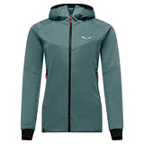 Salewa Sella Crevasse Hooded Jacke Damen | türkis | Größe 36
