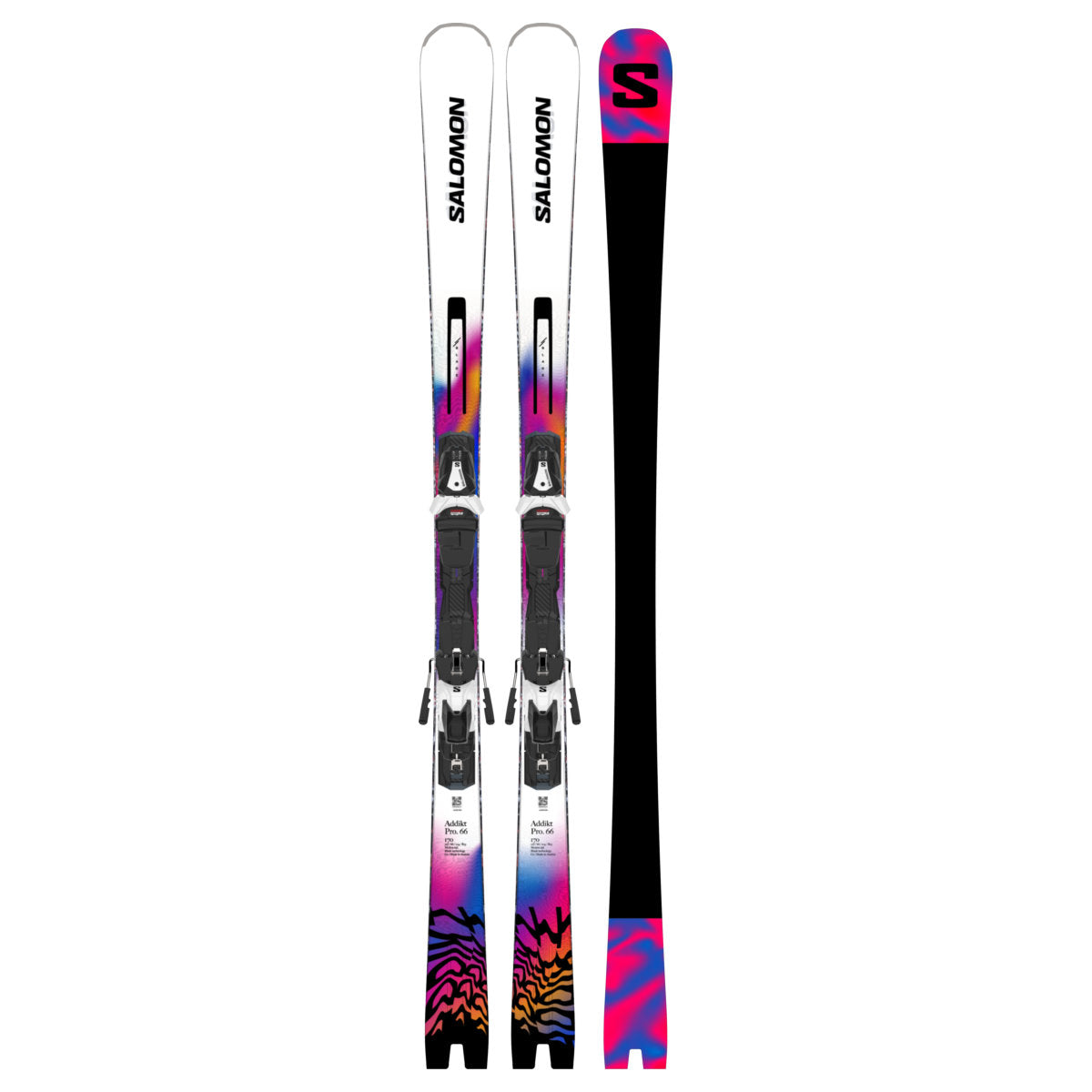 Salomon Addikt Pro 66 + MI12 GW (2026/2027) | weiss | Größe 156
