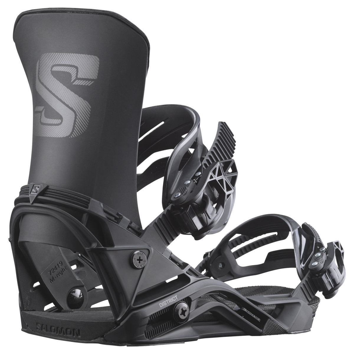 Salomon District Snowboardbindung (2026/2027) | schwarz | Größe S