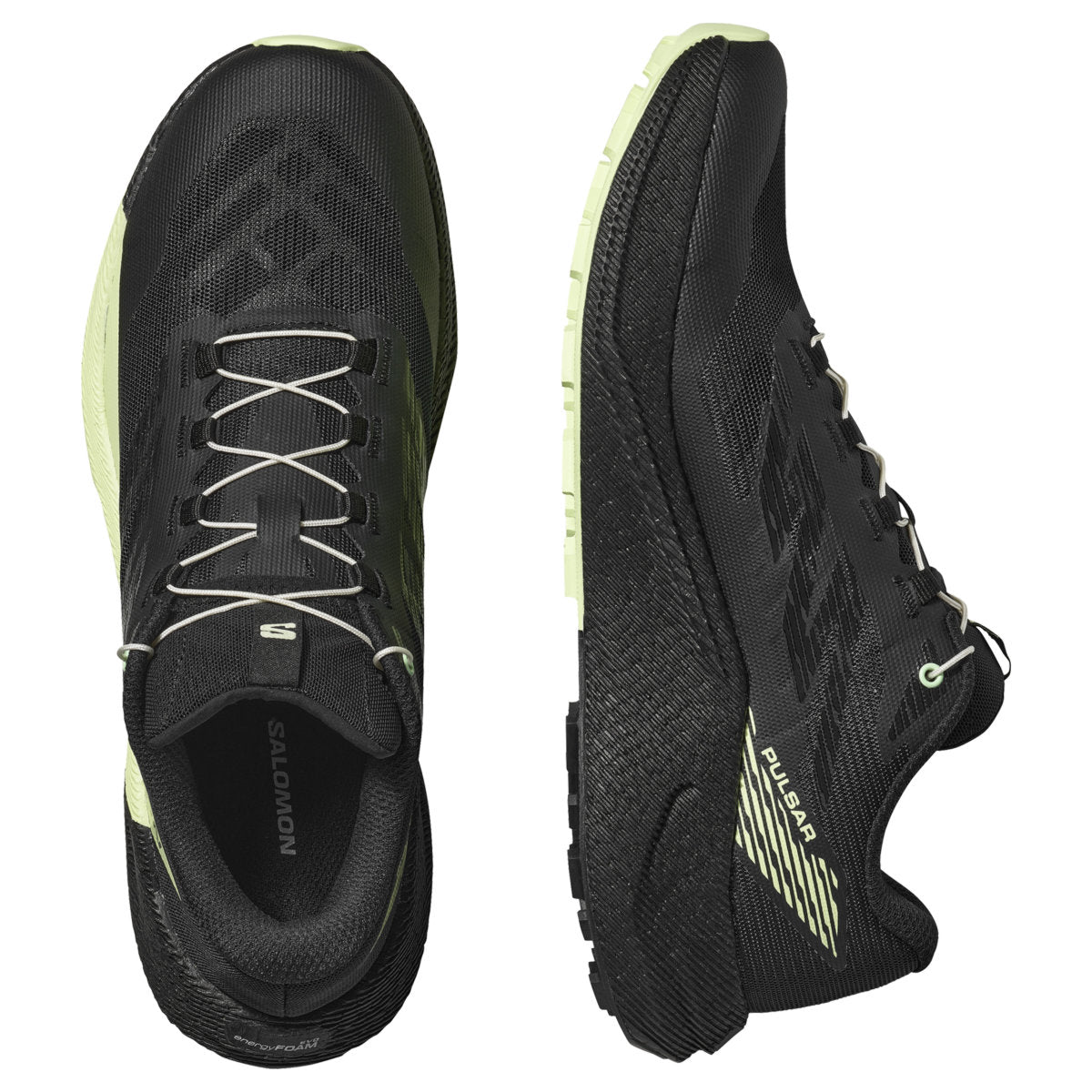 Salomon Pulsar Runningschuhe Herren | schwarz | Größe UK 10.0