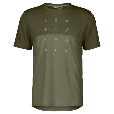 Scott Trail Flow Dri SS Shirt Herren | grün | Größe L