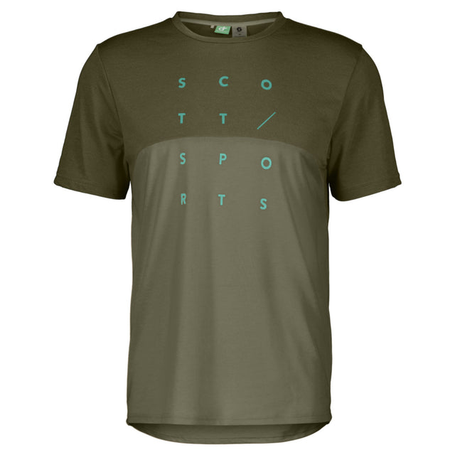 Scott Trail Flow Dri SS Shirt Herren | grün | Größe L