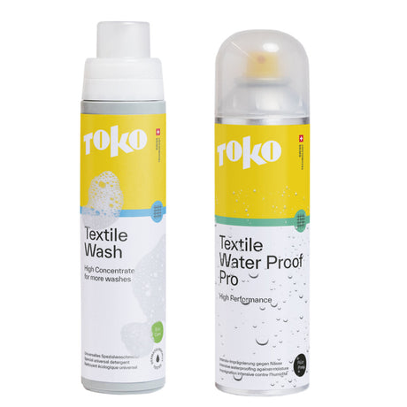 Toko Duo Pack - Textile Wash 250ml & Water Proof 250ml Spezialwaschmittel