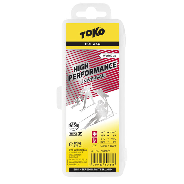 Toko High Performance Universal 120g Skiwachs