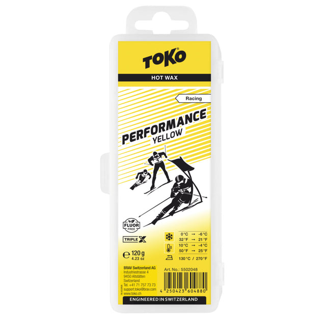 Toko Performance yellow 120g Skiwachs
