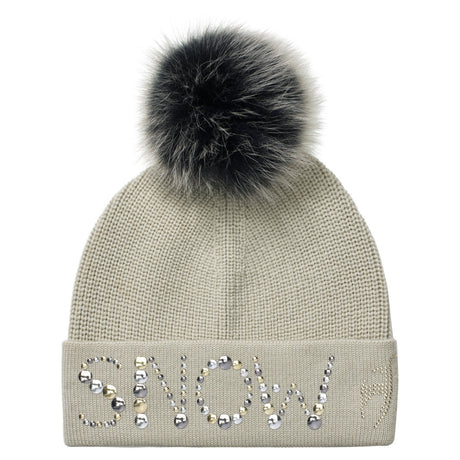 Toni Sailer Alea Fur Mütze Damen | beige | Größe STK