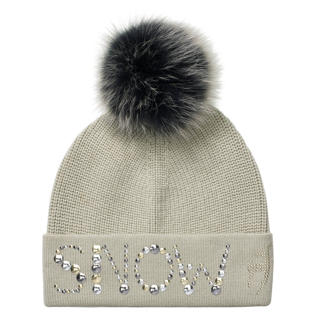 Toni Sailer Alea Fur Mütze Damen | beige | Größe STK