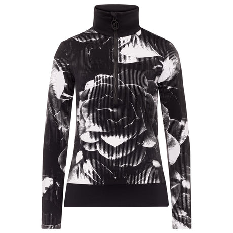 Toni Sailer Wieka Print Midlayer Damen | schwarz | Größe 36
