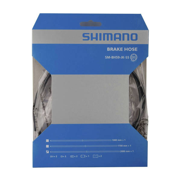 Shimano BH59 200cm Bremsleitung | schwarz | Größe STK