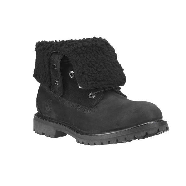 Timberland Authentics Teddy Fleece Boots Damen | schwarz | Größe EU 39.5