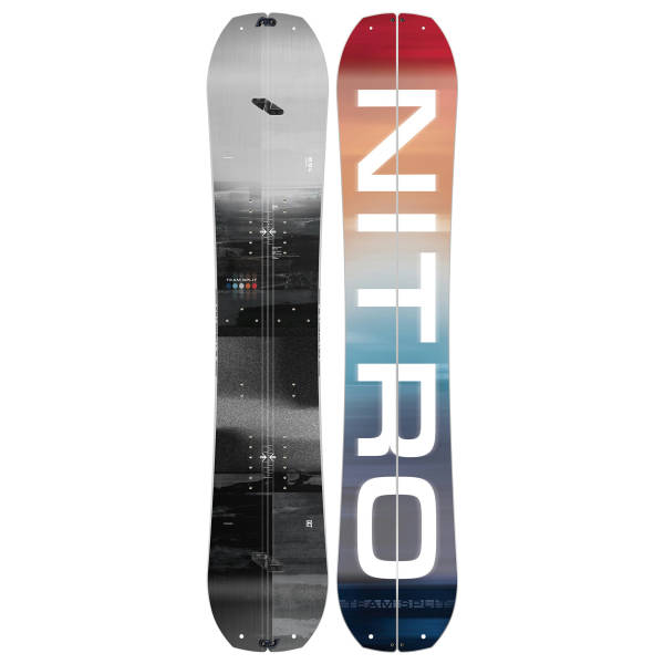 Nitro Team Split Board + Vertical Binding/Pucks/Crampons/Skins Splitboard Package (2022/2023)
