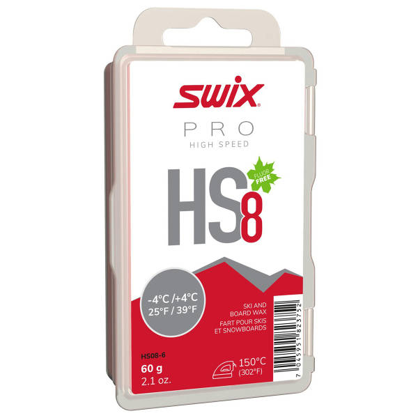 Swix HS8 Red (-4°C/+4°C) 60g Skiwachs
