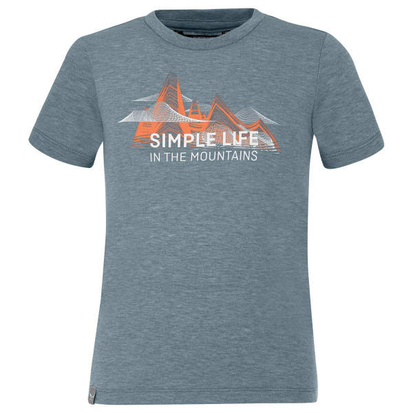 Salewa Simple Life DRI-REL SS T-Shirt Kinder | grau | Größe 140