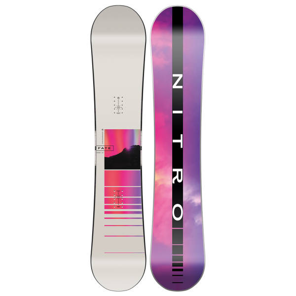 Nitro Fate Snowboard (2023/2024) | weiss | Größe 144
